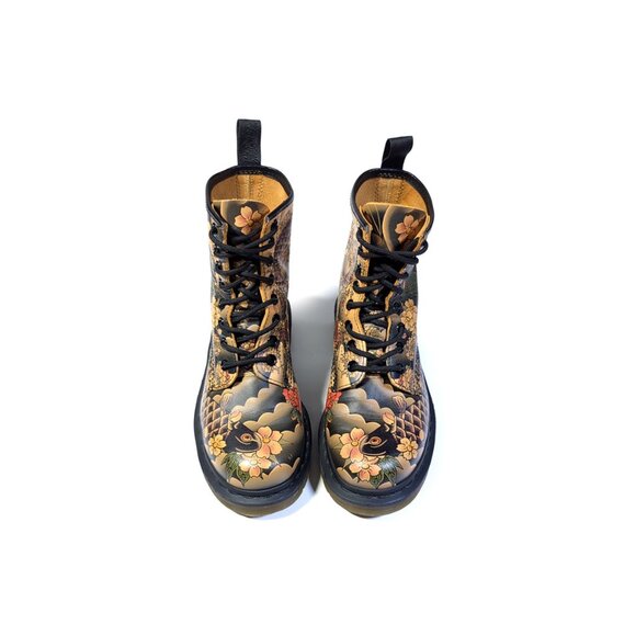 DR. MARTENS X EVISU WAGARA TATTOO SLEEVE KOI FISH Boots Womens Size 6 - Picture 3 of 14